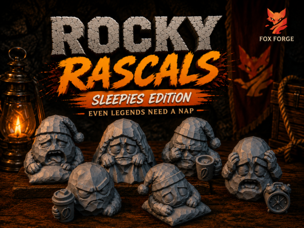Rocky Rascals Sleepies Edition by FoxForge 3D