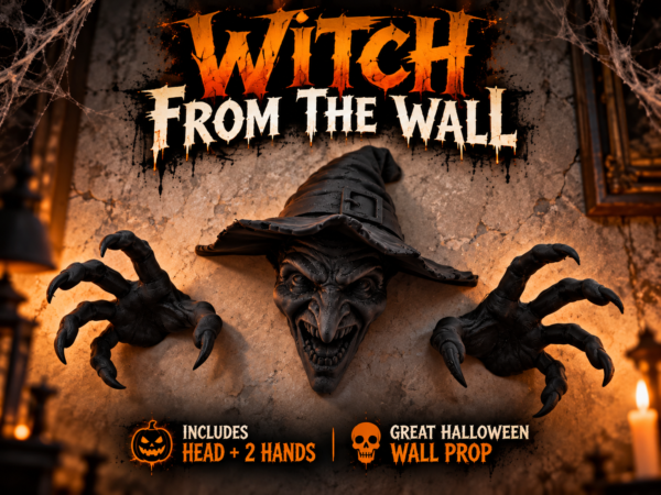 Witch from the Wall by FoxForge 3D